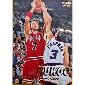 1997-98 Fleer Toni Kukoc #69 NBA Basketball Chicago Bulls